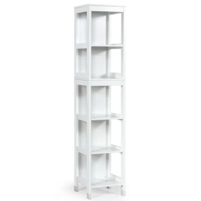 Hivvago 5-tier Multifunctional Bathroom Floor Cabine Storage With 2 Drawers