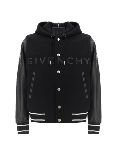 Givenchy Down Jackets In Black
