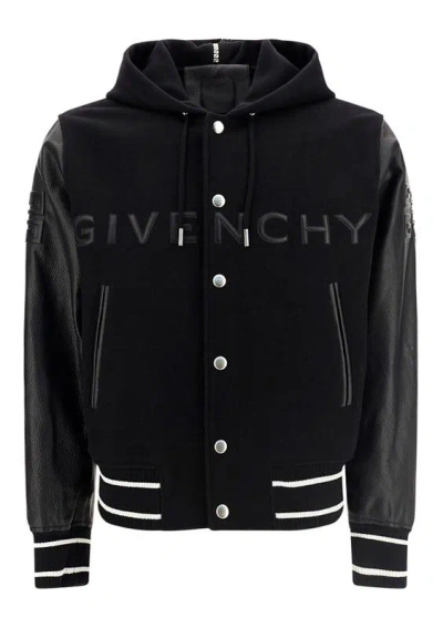 Givenchy Down Jackets In Black