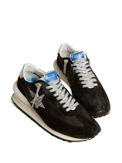 Golden Goose Marathon Sneakers In Nylon With Star Logo In Black