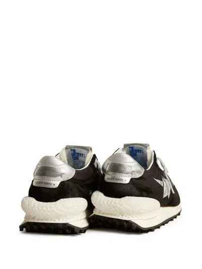 Golden Goose Marathon Sneakers In Nylon With Star Logo In Black