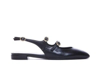 Shop Stuart Weitzman Flat Shoes In Black