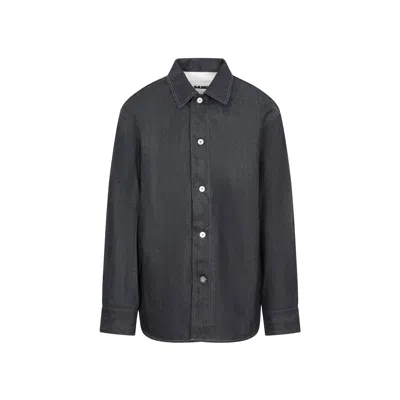 Jil Sander W Denim Shirt 01 Regular Fit Overshirt In Blue