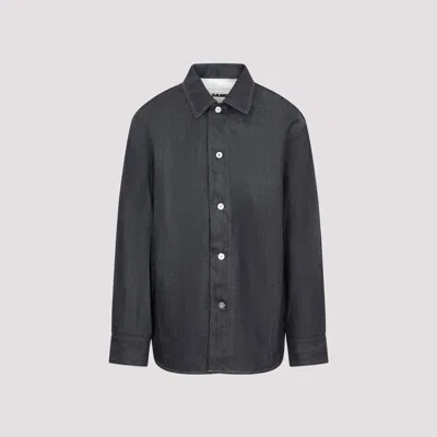 Jil Sander W Denim Shirt 01 Regular Fit Overshirt In Blue