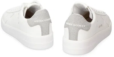 Shop Golden Goose Pure New Leather Low-top Sneakers In White