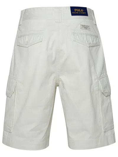 Polo Ralph Lauren 10.5-inch Classic Fit Twill Cargo Short In White