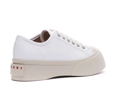 Shop Marni Sneakers In White