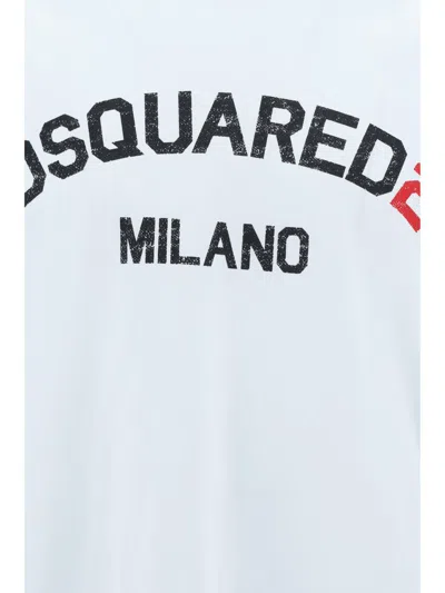 Shop Dsquared2 T-shirts In White