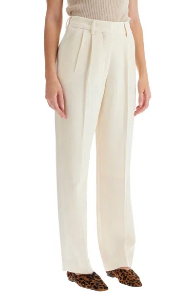 Shop Blazé Milano Resolute Cream Fox Pants For In Bianco