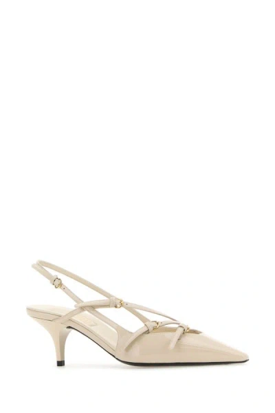 Miu Miu Heel Sandal In White
