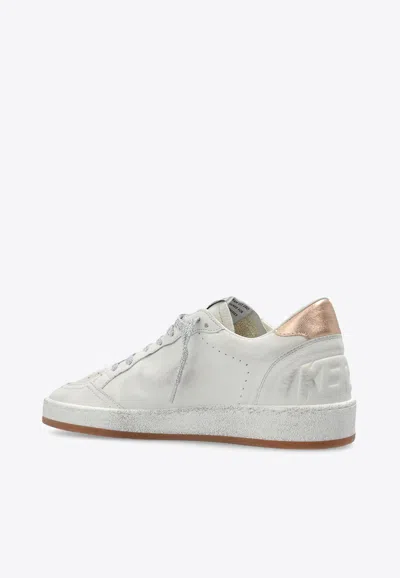 Golden Goose Db Ball Star Leather Low-top Sneakers In White