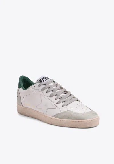 Golden Goose Db Ball Star Low-top Sneakers In Leather In White