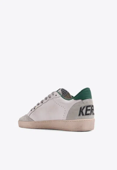 Golden Goose Db Ball Star Low-top Sneakers In Leather In White