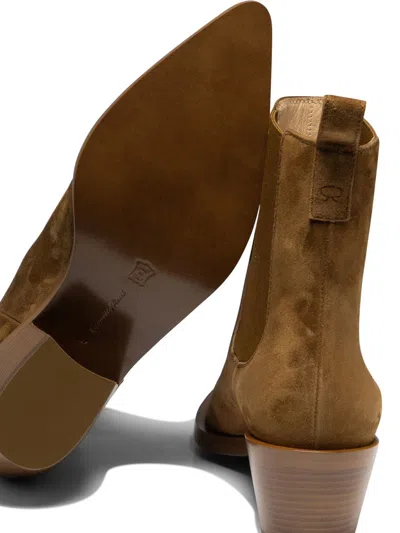 Gianvito Rossi Women's "wylie" Ankle Boots In Green