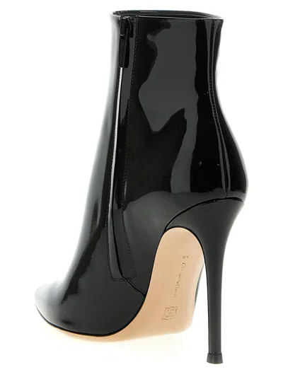 Shop Gianvito Rossi 'avril' Ankle Boots In Black