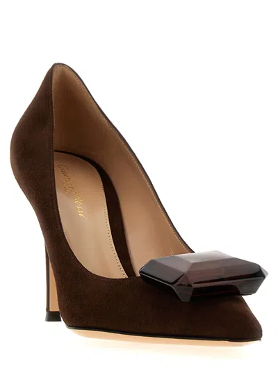 Shop Gianvito Rossi 'jaipur' Pumps In Brown