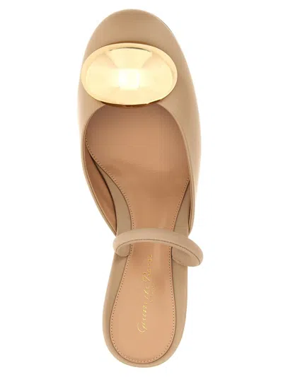 Shop Gianvito Rossi 'sphera' Pumps In Beige