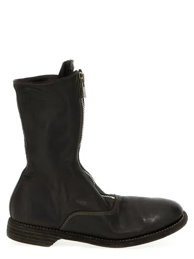 Guidi Dark Brown 310 Ankle Boots In Brown
