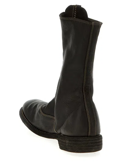 Guidi Dark Brown 310 Ankle Boots In Brown