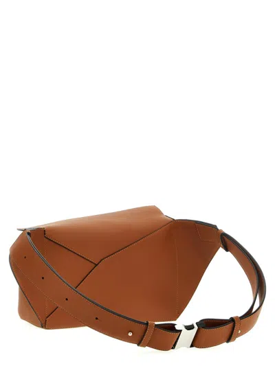 Shop Loewe 'puzzle' Small Fanny Pack In Brown