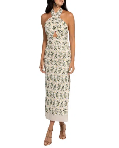 Just Bee Queen Rita Dress In Daisies In Multi