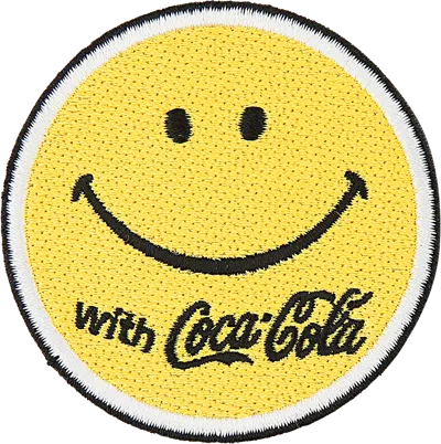 Stoney Clover Lane Coca-cola Smiley Face Patch