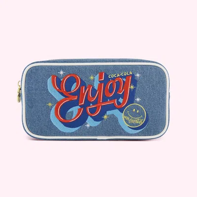 STONEY CLOVER LANE EMBROIDERED SMALL POUCH 