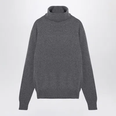 Shop Ami Alexandre Mattiussi Ami Paris Jerseys & Knitwear In Grey