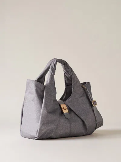 Borbonese Borsa Shopping M. C/t Bags In Blue