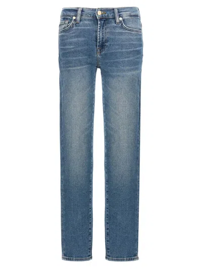 Shop 7 For All Mankind 'roxanne' Jeans In Blue