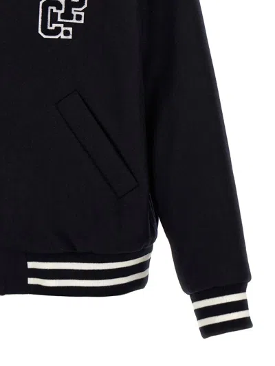 Apc A.p.c. Micky Wool Blend Bomber Jacket In Blue