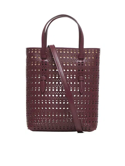 Shop Alaïa Alaia Bags In Rouge Grenat