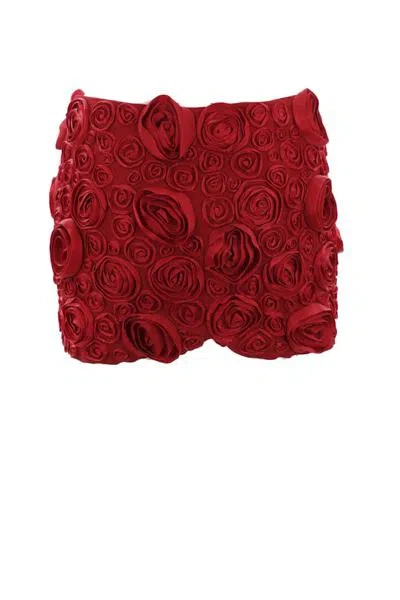 Shop Blumarine Skirts In Red Chili Pepper