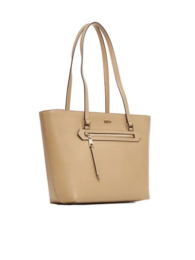 Dkny Tote In Cappuccino