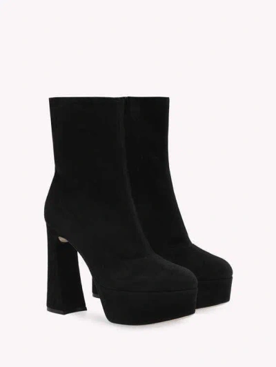Gianvito Rossi Riccam 120mm Platform Boots In Black
