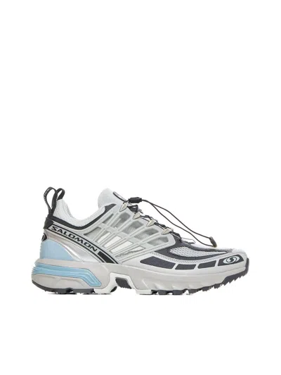 Shop Salomon Sneakers In Metal/phantom/arona