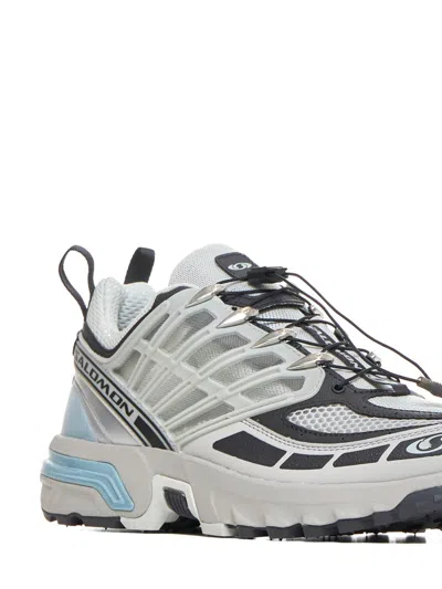 Salomon Acs Pro Mesh And Rubber Sneakers In Metal/phantom/arona