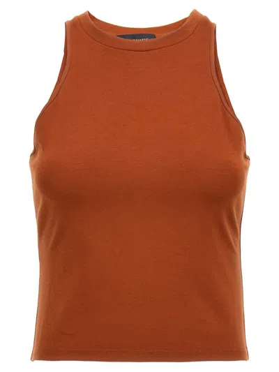 Shop The Andamane 'sadie' Tank Top In Brown