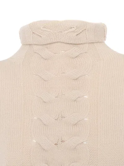 Lorena Antoniazzi Turtleneck Shirts In Beige