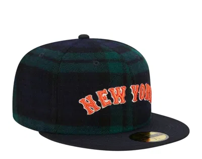 New Era Plaid Hat In Black