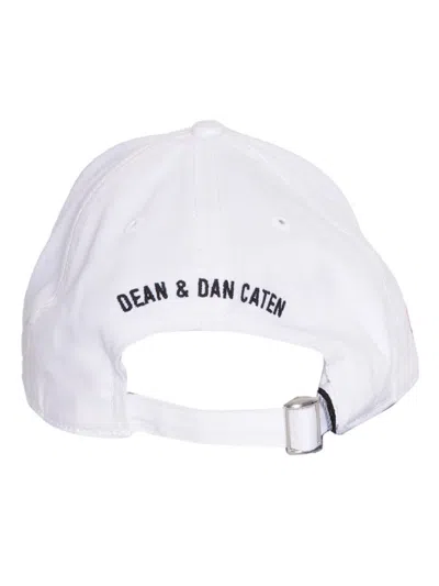 D-squared2 Hat In White
