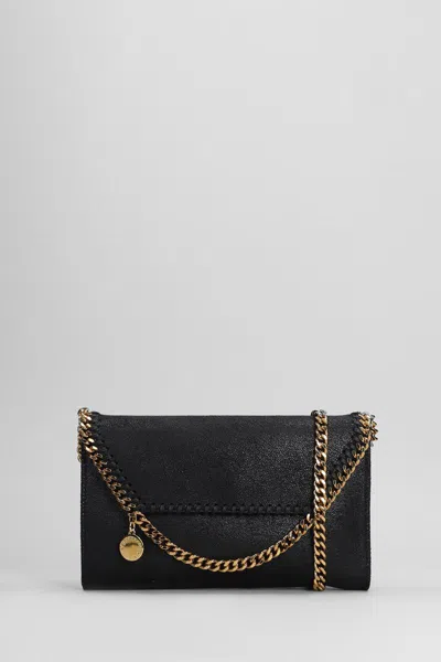 Shop Stella Mccartney Falabella Shoulder Bag In Black