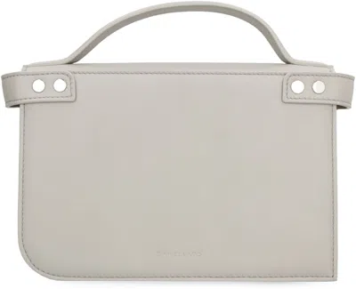 Shop Zanellato Ella Leather Handbag In Grey