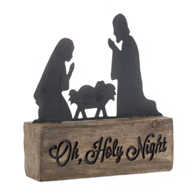Houzbling Holy Family 5.5"l X 6"h Resin/metal