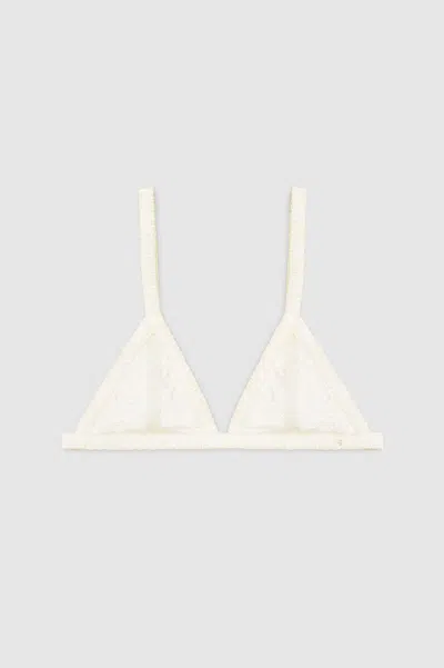 Anine Bing Lorel Bra In Ivory In Ivory