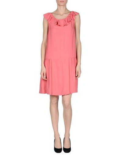 Shop Red Valentino Short Dresses In Coral