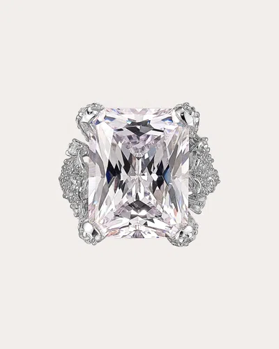 Anabela Chan Women's Snowflower 18k Gold And Rhodium Vermeil Lab-grown Diamond Ring In Silver