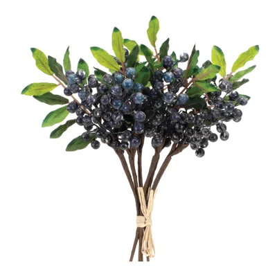 Houzbling Berry Bundle (set Of 2) 11"h Styrofoam/polyester/plastic