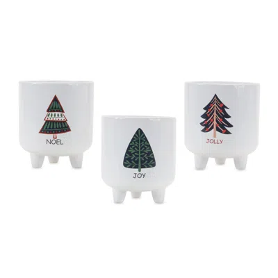 HOUZBLING POT (SET OF 3) 5.5"D X 6.25"H DOLOMITE 