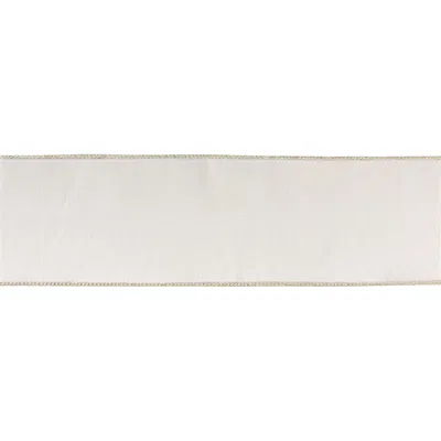 Houzbling 4" X 10 Yds. Ribbon Wired Polyester